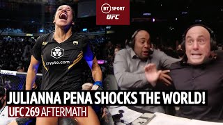 Julianna Pena turns the UFC upside down UFC 269 Aftermath [upl. by Ahseneuq]