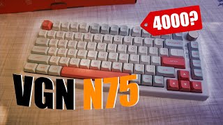 ОБЗОР НА VGN N75  Лучшая бюджетная клавиатура с Aliexpress [upl. by Amato950]