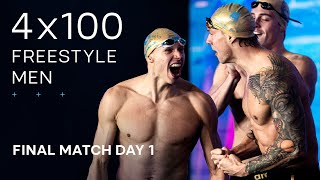 Men’s 4x100m Freestyle  FINAL MATCH SEASON 3 1818 DAY 1 [upl. by Larrej]