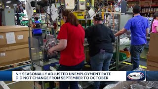 New Hampshires seasonally adjusted unemployment rate did not change from September to October [upl. by Dej]