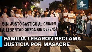 A cinco años de la masacre de la familia LeBaron se manifiestan el Palacio Nacional [upl. by Anna-Diana]