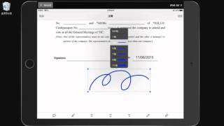 如何使用 iPad 來在 PDF 文件上簽名、標記和輸入文字 [upl. by Leia]