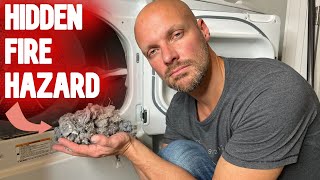 Deep Cleaning DRYER LINT TRAP  HIDDEN FIRE HAZARD [upl. by Yzzik]