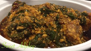 HOW TO MAKE THE BEST TASTING SPINACH STEW  EGUSI SOUP  PALAVA SAUCE  KONTOMERE STEW [upl. by Rosalinde]