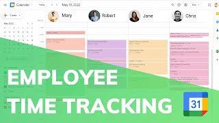 Employee Time Tracking  Google Calendar Projects [upl. by Assi]