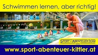 Schwimmen lernen aber richtig  Anfängerschwimmkurse [upl. by Bast]