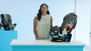 How To Install The Graco® Turn2Me™ 3in1 Car Seat RearFacing using the Vehicle Seat Belt [upl. by Ynhoj535]