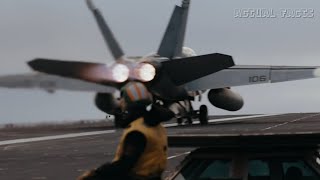 How Fighter Jets Take Off and Land on Moving Aircraft Carriers [upl. by Jolee422]