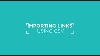 Import Links in CSV File to Stacks [upl. by Nnylarat]