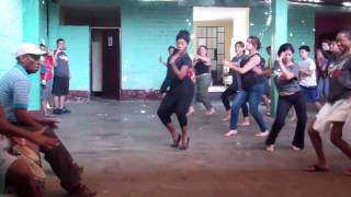 Marita Flores Teaching Peruvian Festejo Dance in Cañete Perú  Lesson 1 [upl. by Betteanne272]