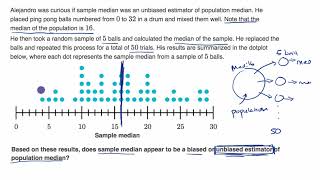 Biased and unbiased estimators from sampling distributions examples [upl. by Leirad]