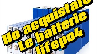 FOTOVOLTAICO  HO ACQUISTATO LA BATTERIA LIFEPO 4 DA 256V A 64694€ SPEDIZIONE COMPRESA DA EUROPA [upl. by Assilanna609]