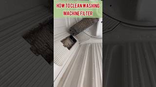 How to clean washing machine filter washingmachinecleaning [upl. by Lesab]