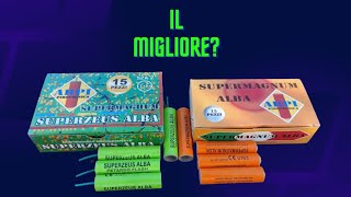 Confronto petardi SUPER ZEUS ALBA vs SUPER MAGNUM ALBA [upl. by Aidroc]