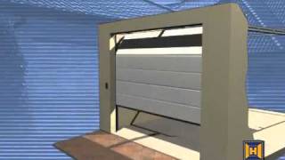 Electric Operator on a Sectional Garage Door [upl. by Airet]