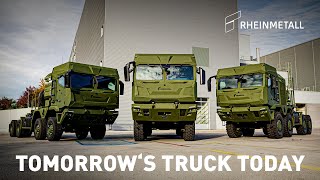 Rheinmetall HX3 Common Tactical Truck – Driven by Technology [upl. by Suraved]