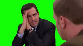 Michael Scott saying quotIll Kill Youquot meme  The Office  Green Screen [upl. by Nylemaj697]