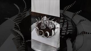 Simple chocolate cake decoration ideas chocolatecake shorts youtubeshorts viralvideo trending [upl. by Radcliffe]