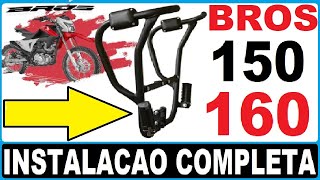 Protetor de carenagem da Bros 160 [upl. by Dace]