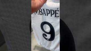 Camiseta Real Madrid Aunthentic 20242025 9 Kylian Mbappe [upl. by Quirita387]