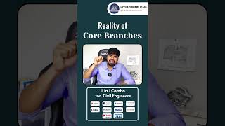 Reality Of Core Branches  Civil engineering in US [upl. by Ylle67]