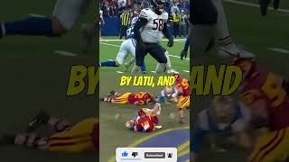 Week 3 wasnt the first time weve seen laiatu latu sack Caleb — сделано в Clipchamp [upl. by Htebazie]