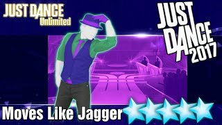 5☆ Stars  Moves Like Jagger  Just Dance 2017  Kinect [upl. by Duquette989]