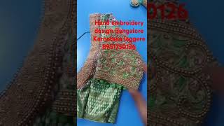 Hand embroidery design Bangalore Karnataka laggere 8951750126 [upl. by Amsed]