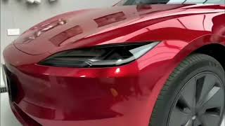 High Gloss Victory Red Metallic Vinyl Wrap Filmcarwraps carwrapping nascarwraps [upl. by Inwat]