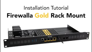 Firewalla Gold Rack Mount Installation Tutorial [upl. by Walters]