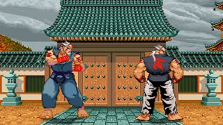 MUGEN  SF3 Sheng Long 10 vs SF3 Sheng Long 20  Download [upl. by Nelyak]