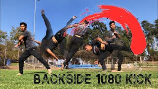 MARTIAL ARTS KICKING  BACKSIDE 1080  TRICKING TUTORIAL [upl. by Carlile]