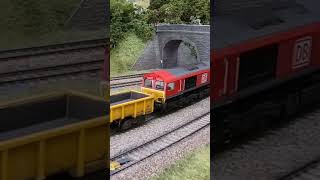 Can you believe this is a model DB Cargo Class 66100 at Fairwood Junction [upl. by Ilujna723]