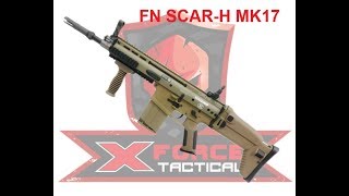 LDT SCAR MK17 Gel blaster review by XForce Tactical [upl. by Anehsat39]