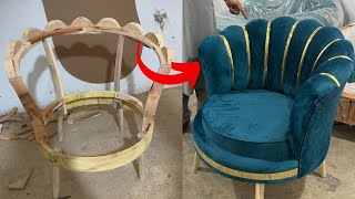 Modern Sofa Design  Wooden Sofa Making  DIY Woodworking [upl. by Niledam72]