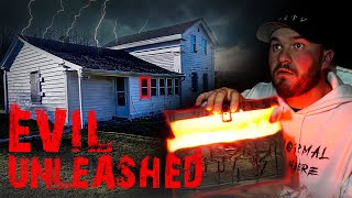 Opening a DYBBUK BOX in Hinsdale House Extremely Scary [upl. by Odrautse682]