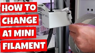 How To Change Filament On Bambu Labs A1 Mini 3D Printer [upl. by Llednav]