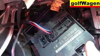 VW Golf 5 how to change comfort control module CCM 1K0 959 433 [upl. by Llertnahs]