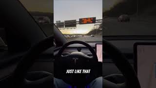 Watch My Tesla Conquer Rush Hour Traffic 🚗💨 [upl. by Shu]