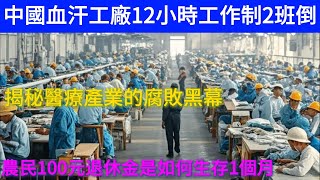 打工者口述中國黑心工廠，農民每月領100元退休金到底如何生存？揭秘醫療產業的腐敗內幕。中國中國現狀 中國現況 農民 醫療腐敗 [upl. by Yerrot879]