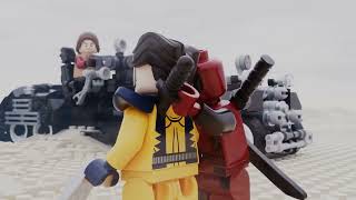 Deadpool and Wolverine sabertooth scene but something’s different In Lego [upl. by Edme]