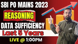 SBI PO Mains 2023  Mains Level Data Sufficiency  Data Sufficiency By Sanjay Sir Art of Reasoning [upl. by Ima]