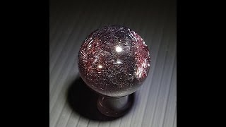 【Very Crystal】★煙花超七水晶球★稀有 頂級滿絲煙花超七【BW3514】罕見 三面煙花超七水晶球 冰火雙極煙花 Super Seven Quartz [upl. by Godfry]