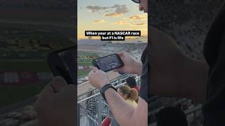 When your at a NASCAR race but F1 is life f1 nascar racing [upl. by Anauqahs]