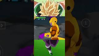 Broly vs Frieza Fight game dragonballgaming broly frieza shortvideos youtubeshorts shorts [upl. by Castorina]