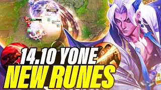 NEW Patch 1410 Rune changes New setup on YONE [upl. by Gnahc765]