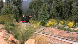 Hotham Valley Railway  27 September 2009  Part 1 [upl. by Yotal909]