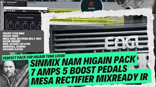 Neural Amp Modeler   SinMix NAM Pack Engl Savage 120 KT88 [upl. by Bashemath]