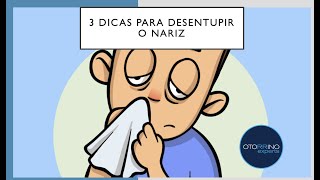 3 dicas para desentupir o nariz [upl. by Ayekram]