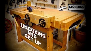 Sjobergs Elite 1500 Workbench Unboxing and Set Up [upl. by Ynafit]